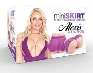 Alexis Monroe Mini Skirt Pussy and Ass Masturbator