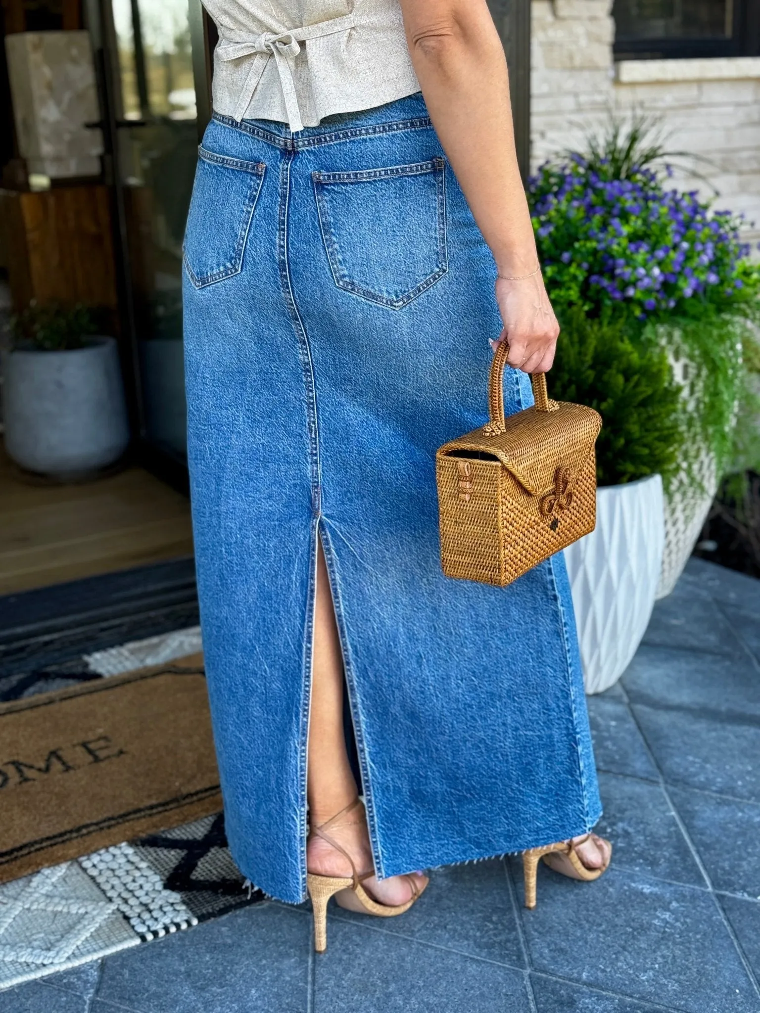 Amy Denim Skirt by Habitual