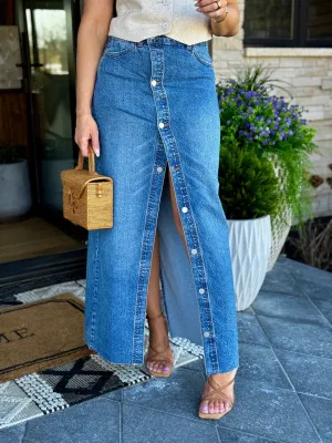 Amy Denim Skirt by Habitual