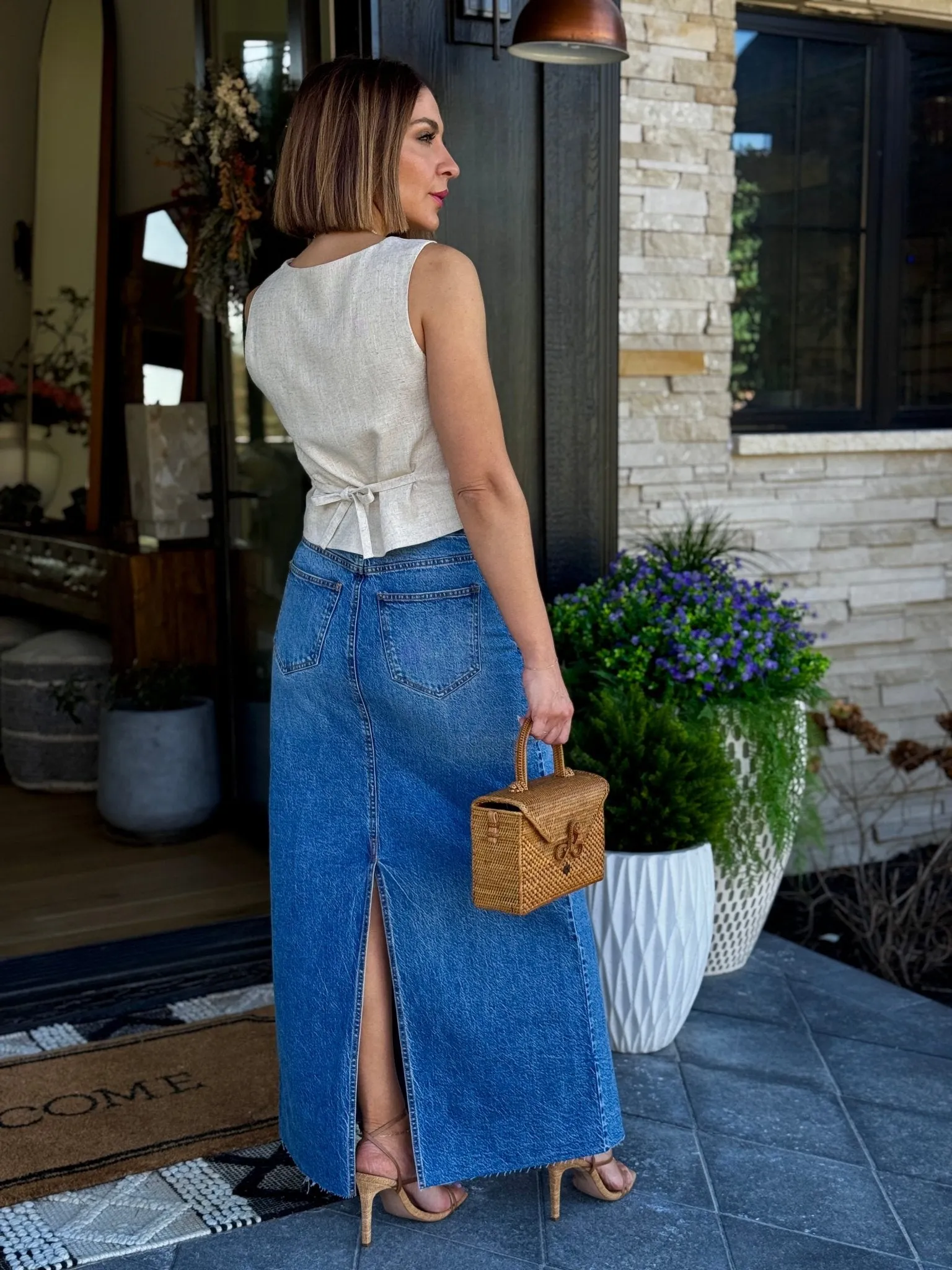 Amy Denim Skirt by Habitual