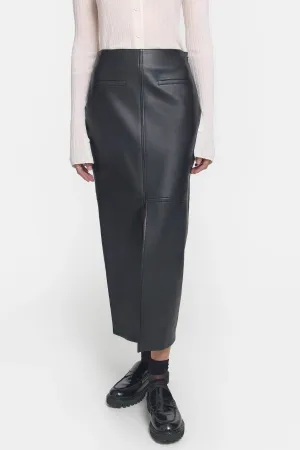 Antihero Leather Skirt Black