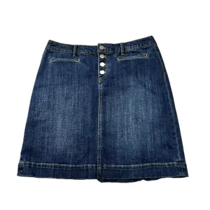 Blue Denim Skirt Mini & Short By Talbots, Size: 10