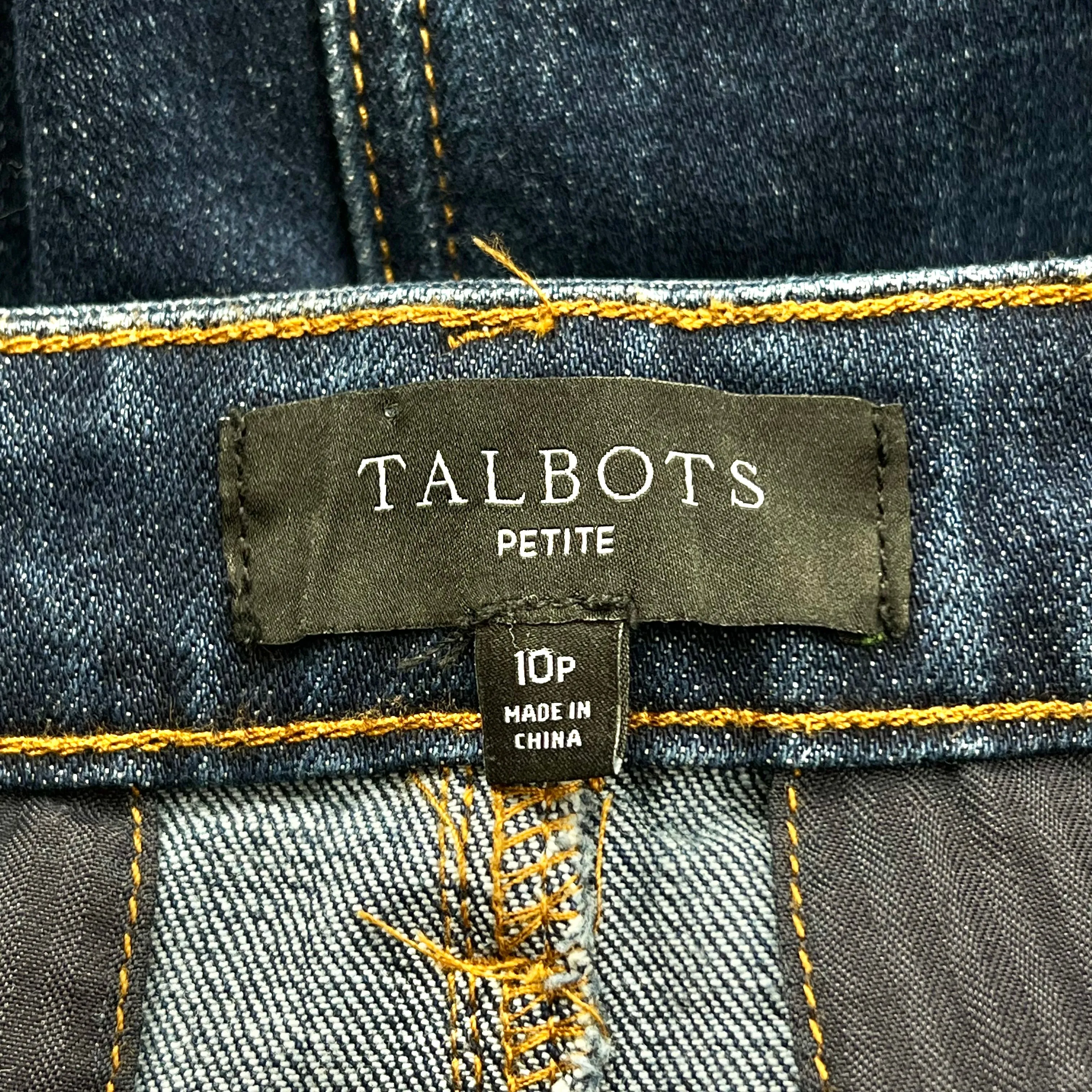 Blue Denim Skirt Mini & Short By Talbots, Size: 10