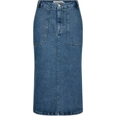 CATE WORKER SKIRT -TOMORROW DENIM - LONG BEACH