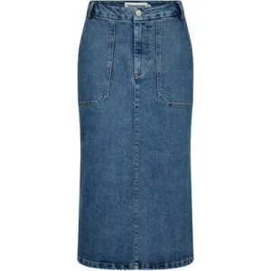 CATE WORKER SKIRT -TOMORROW DENIM - LONG BEACH