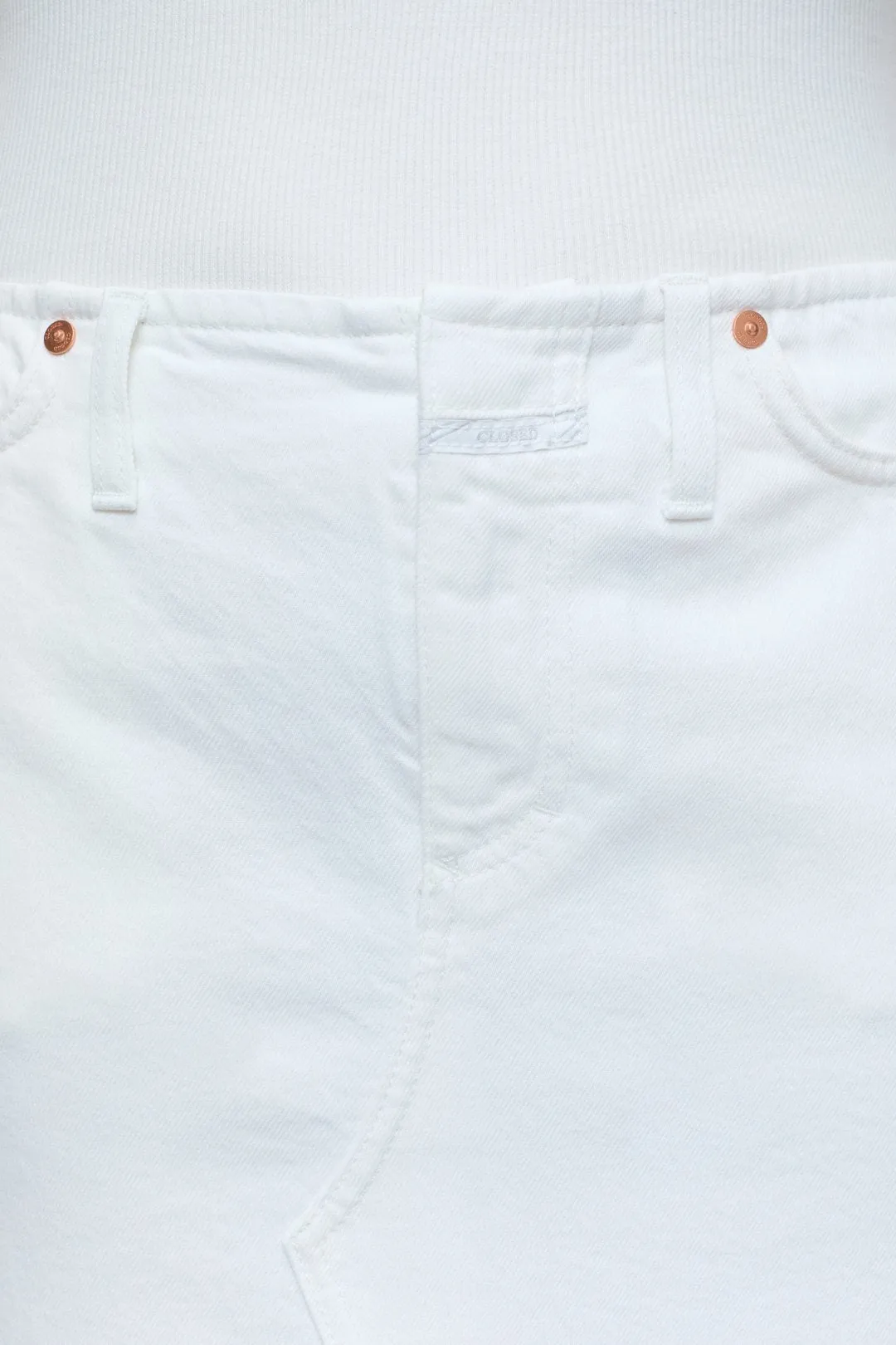 CLOSED Denim Maxi Skirt - White
