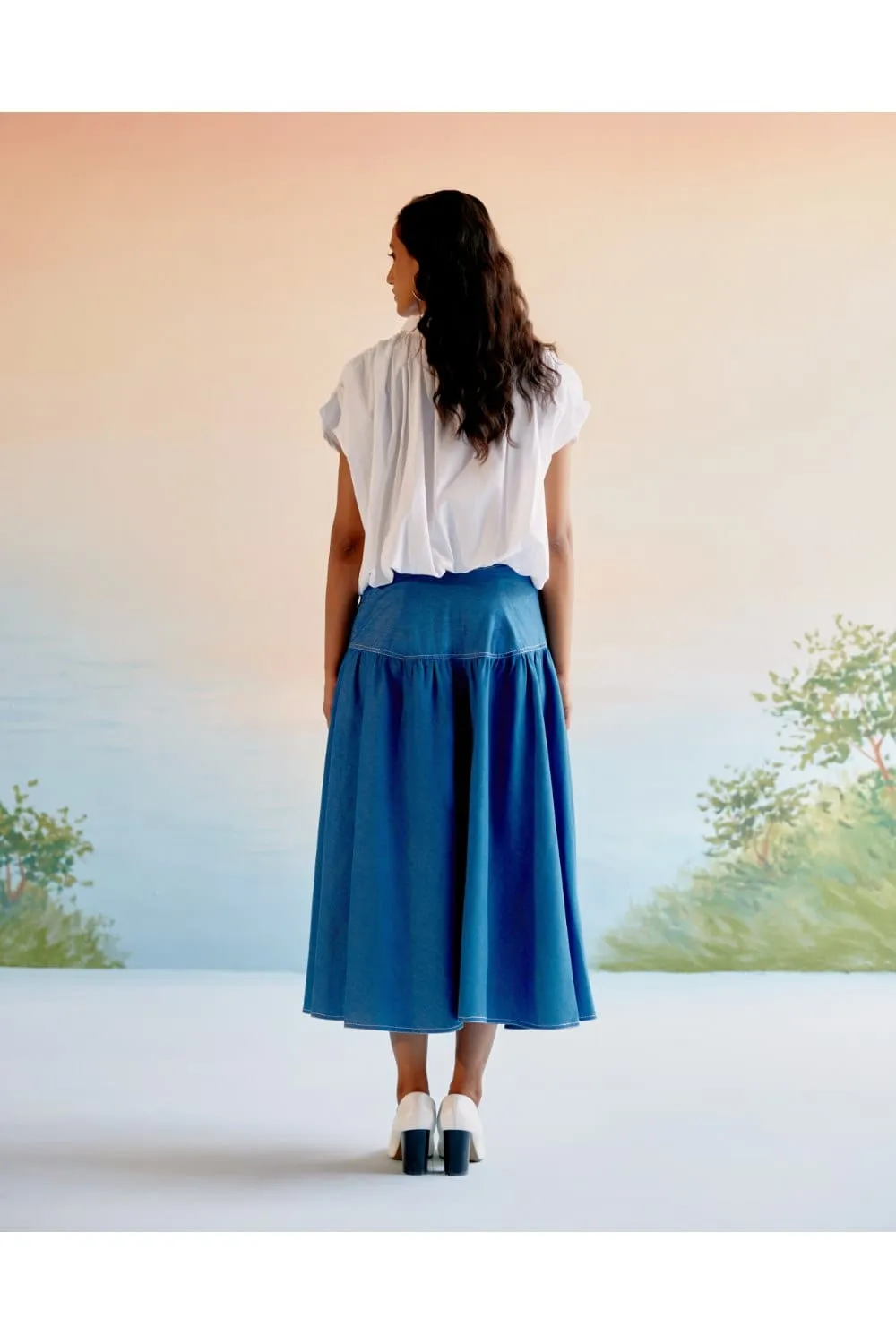 Echo Denim Skirt