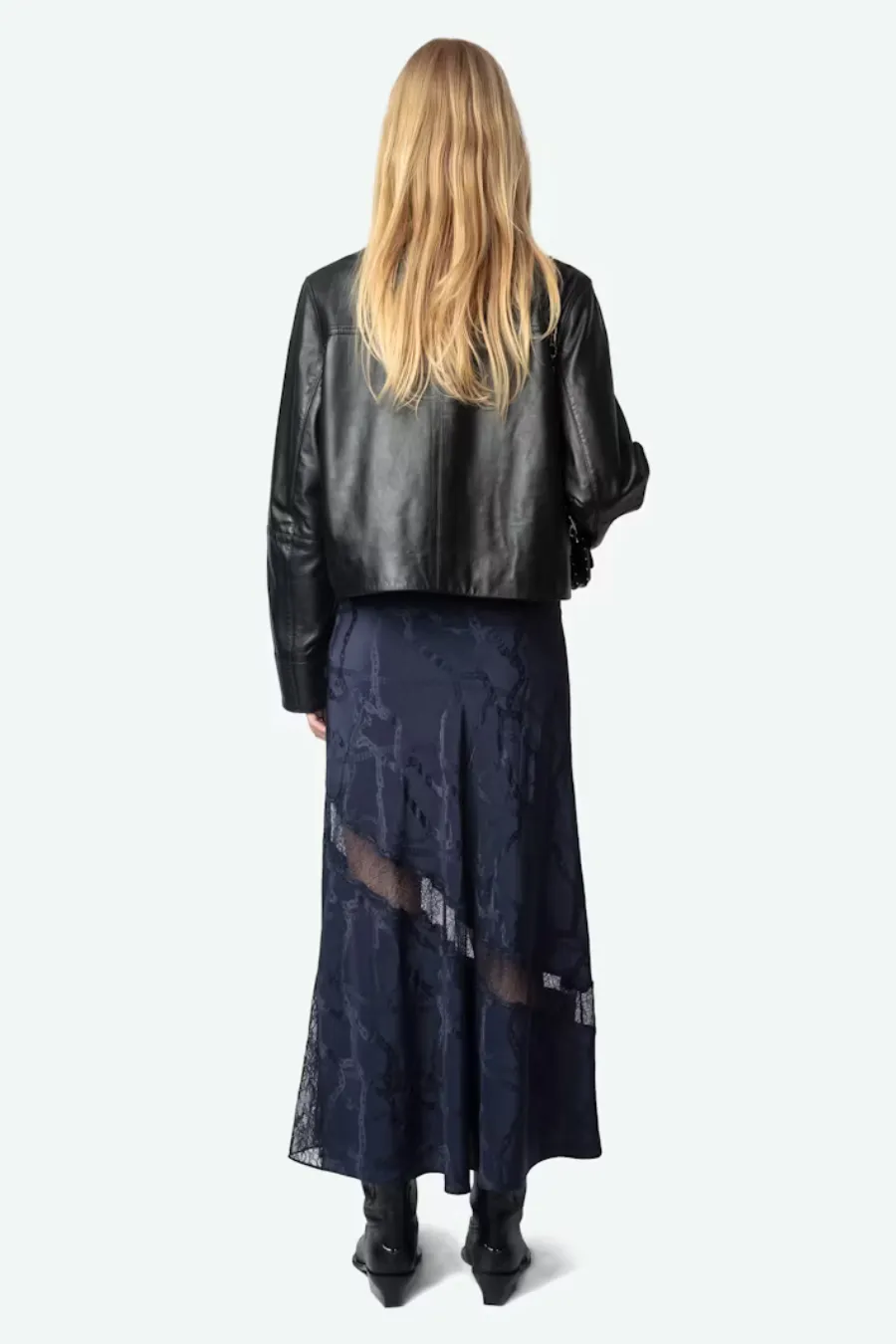 Jaylal Jac Chains Skirt Encre