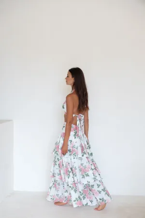 Malibu Maxi Skirt Pink Liberty Floral