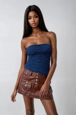 Sarina Mini Skirt Toffee