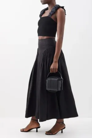Yves Midi Skirt Black